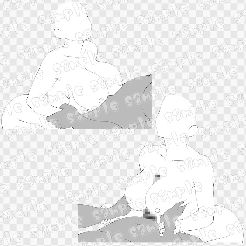 線画素材集［手］46 - サンプル画像 1