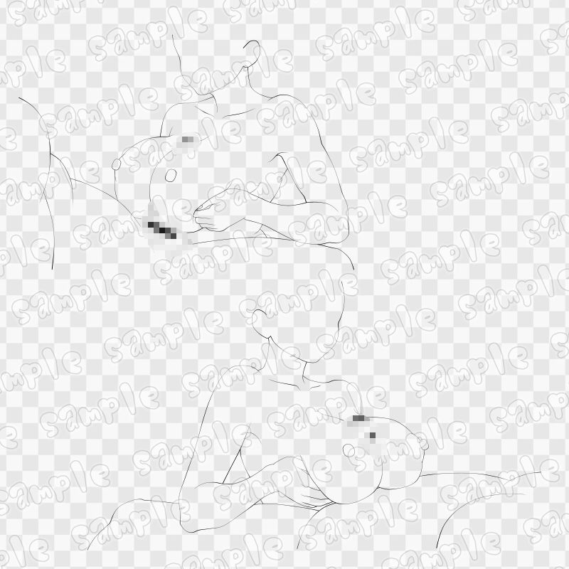 線画素材集［手］47 - サンプル画像 3