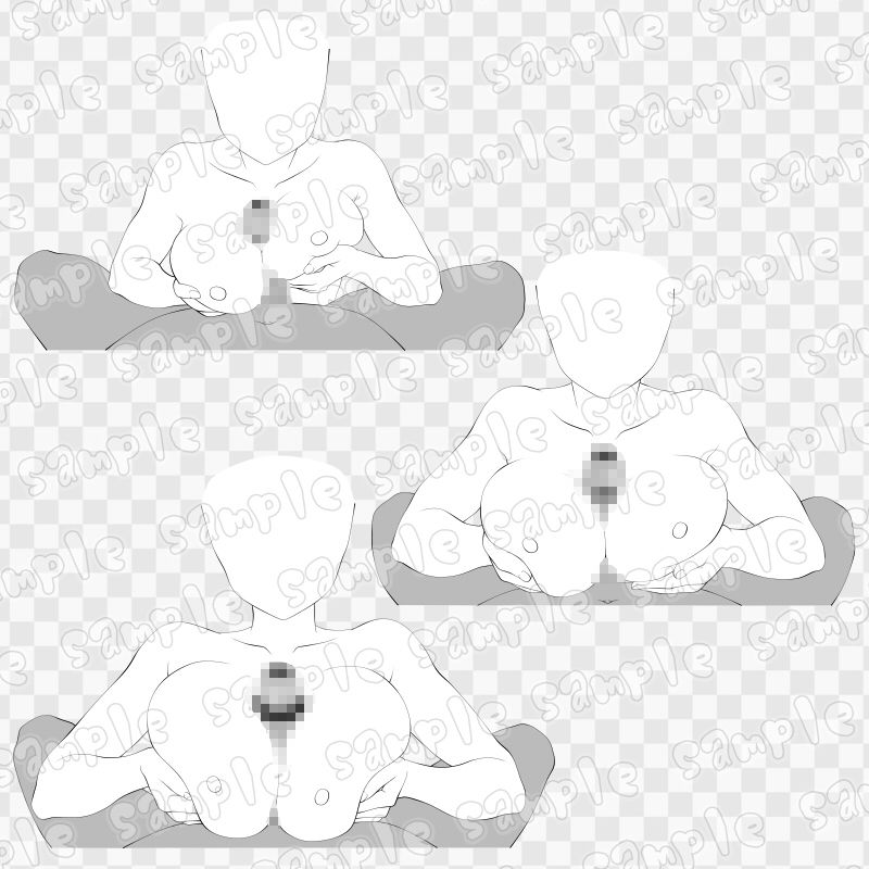 線画素材集［手］49 - サンプル画像 1