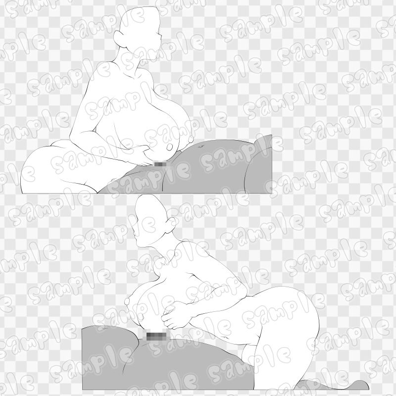 線画素材集［手］51 - サンプル画像 1