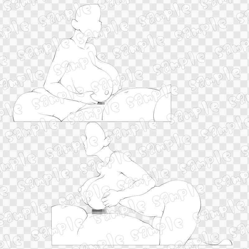 線画素材集［手］51 - サンプル画像 2