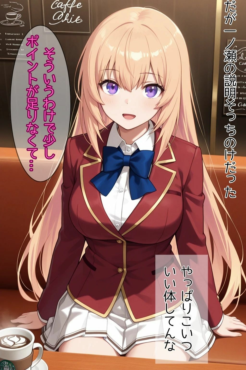 クラスを救うために先輩の女になった一之瀬帆波が淫乱になる話 - サンプル画像 2