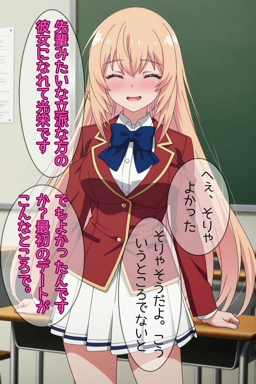 クラスを救うために先輩の女になった一之瀬帆波が淫乱になる話 - サンプル画像 6