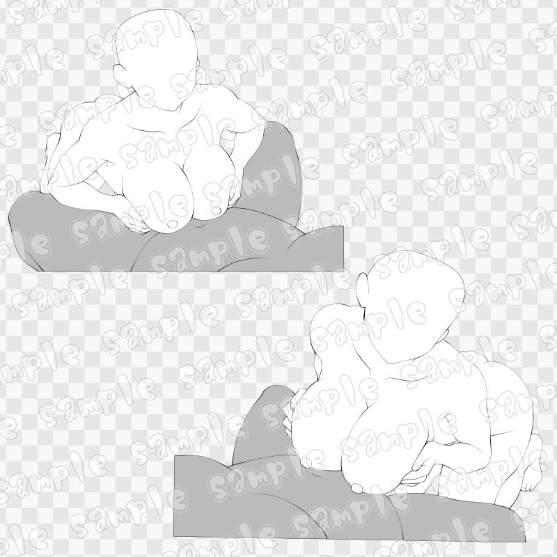 線画素材集［手］53 - サンプル画像 1