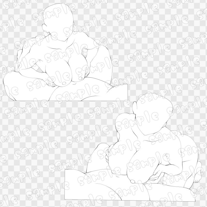 線画素材集［手］53 - サンプル画像 2