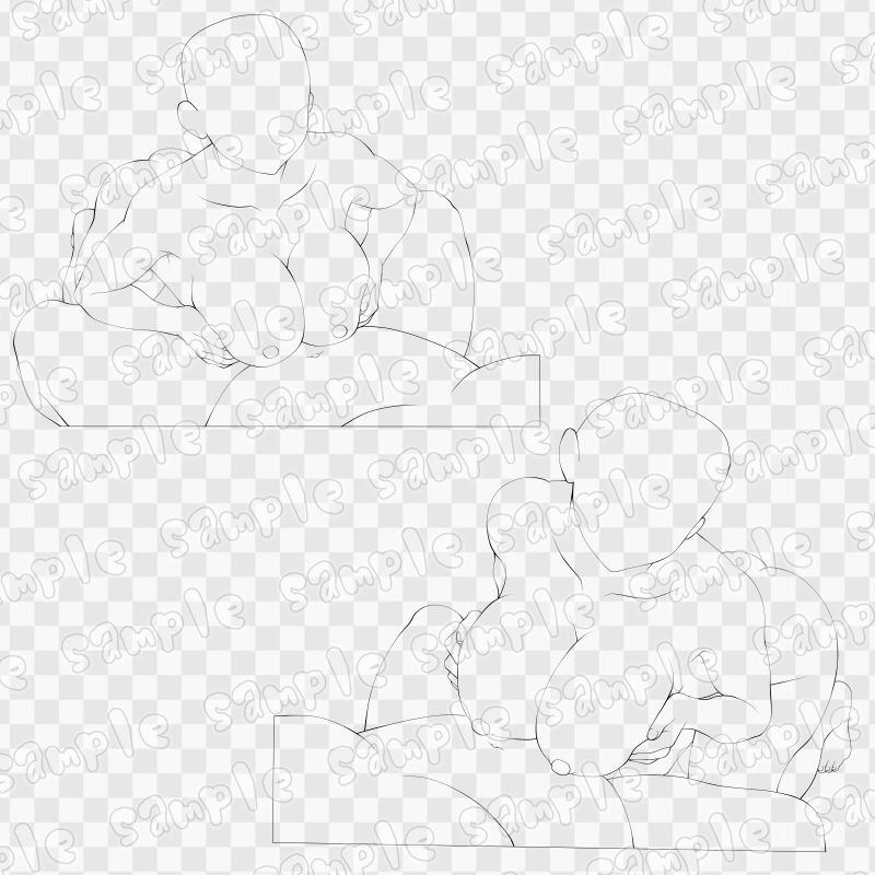 線画素材集［手］53 - サンプル画像 3