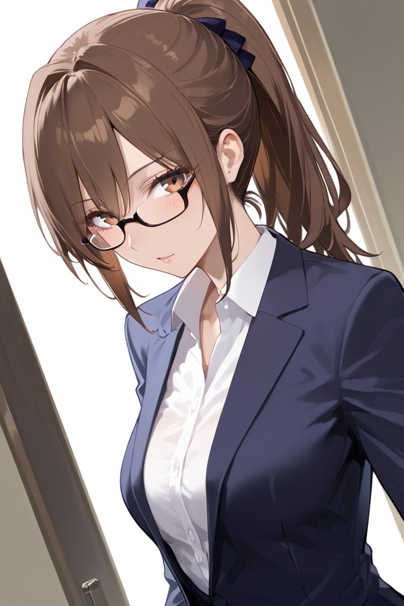 巨乳地味子の本当の顔 - サンプル画像 1