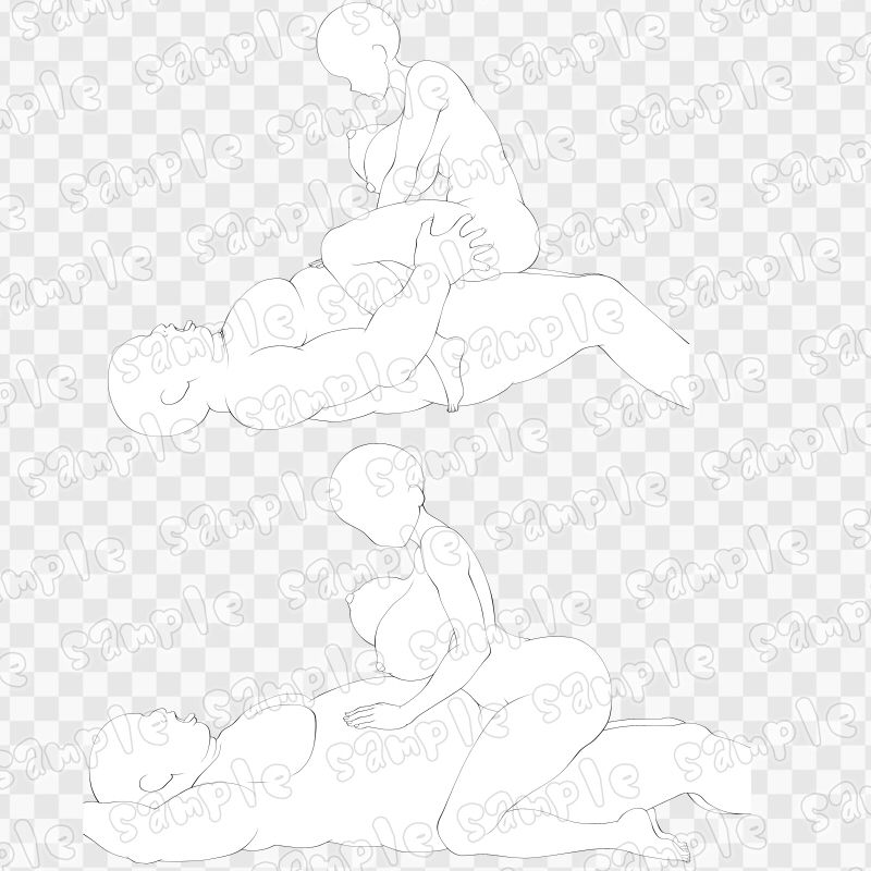 線画素材集［手］60 - サンプル画像 2