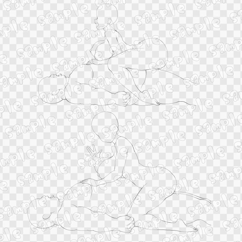 線画素材集［手］61 - サンプル画像 3