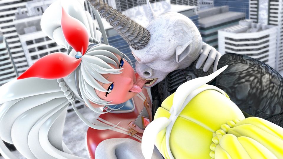 光の女神メロディナ＆リズミナVS催淫術星人サイミロプス - サンプル画像 2