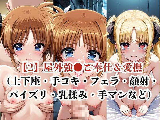 肉玩具認定証発行！！街の性処理係堕ち。―快楽と恥辱の記録―高●なのは＆フェ●ト編 - サンプル画像 4