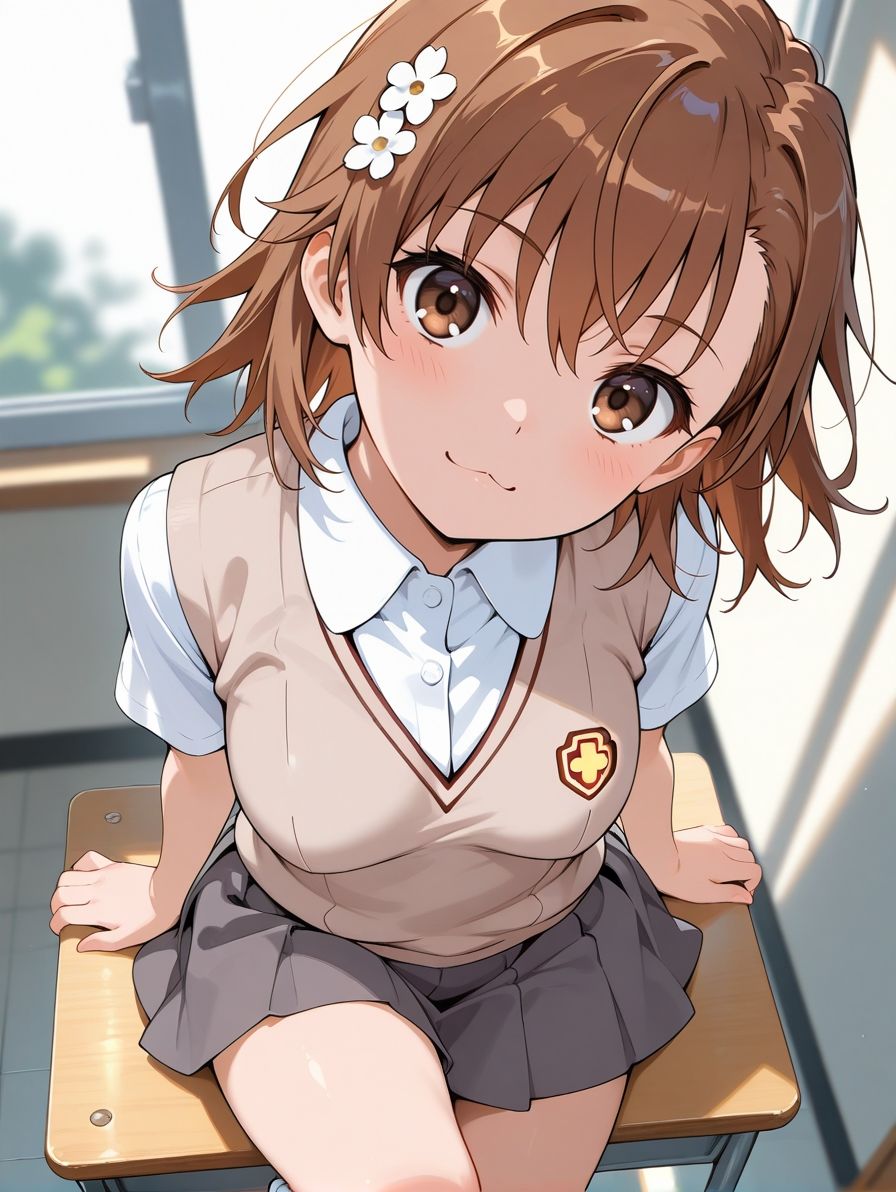 御坂〇琴とえっち - サンプル画像 1