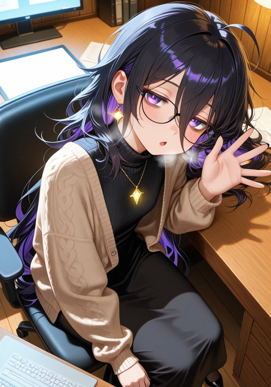 ＜5作品目＞OL男の娘ちゃんの残業ひとりえっち！＃5 - サンプル画像 1