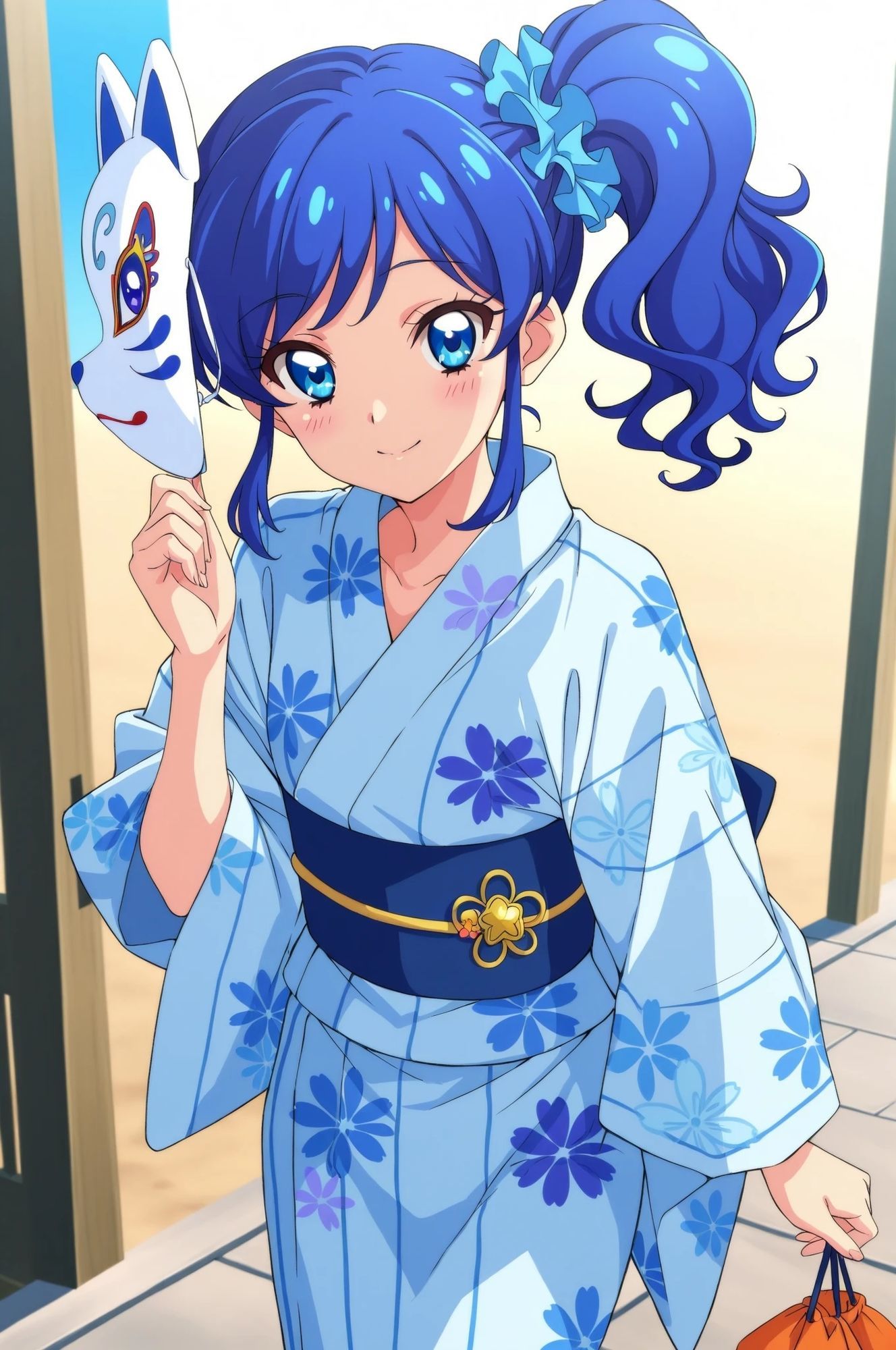 虹かけ誌  アイカツ！？  イラスト集1 霧矢あおい  穏やかじゃない撮れ高！？ - サンプル画像 6