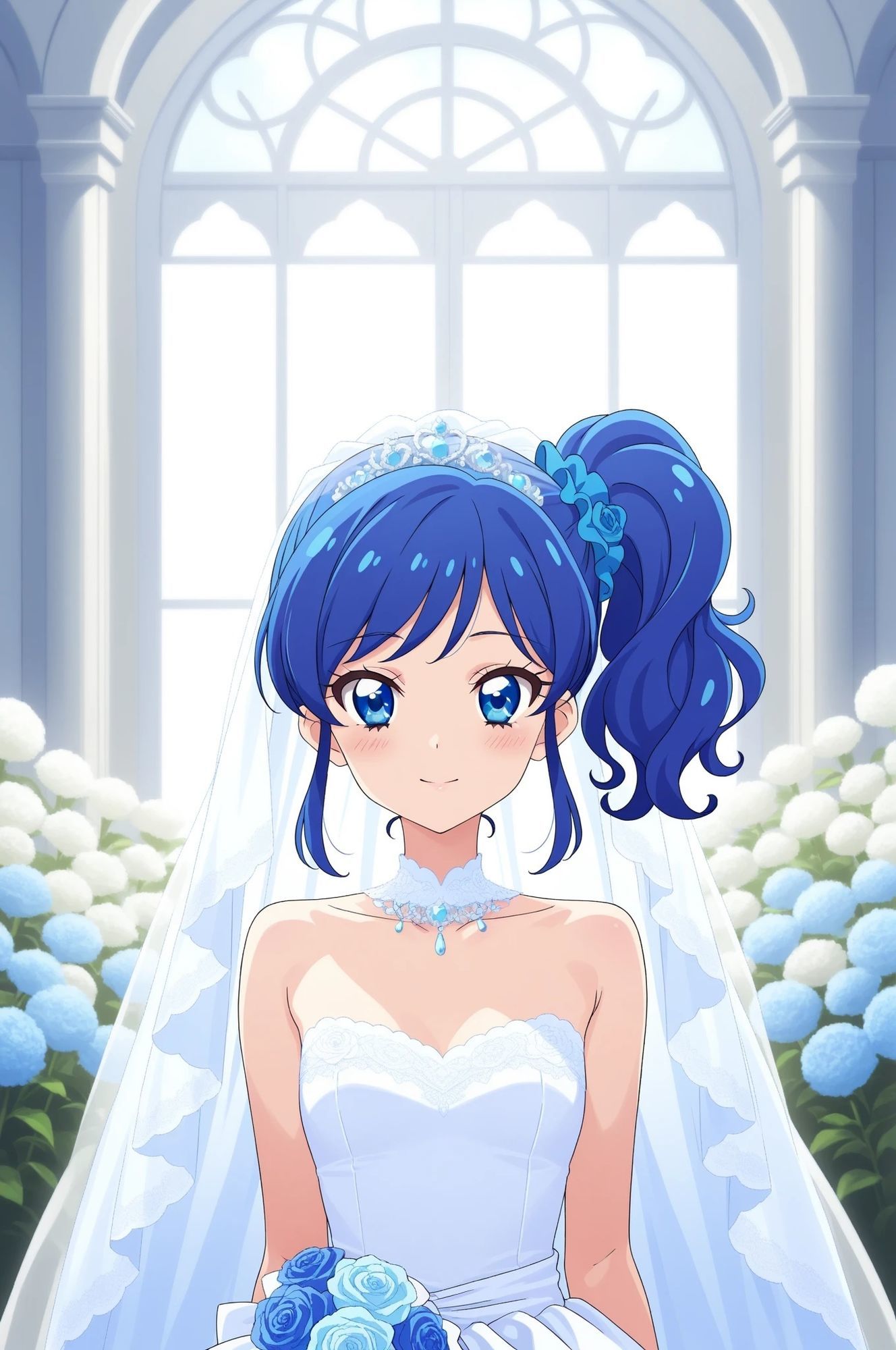 虹かけ誌  アイカツ！？  イラスト集1 霧矢あおい  穏やかじゃない撮れ高！？ - サンプル画像 9