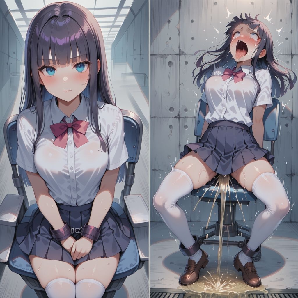 委員長に媚薬オーバードーズ ビフォーアフター - サンプル画像 3