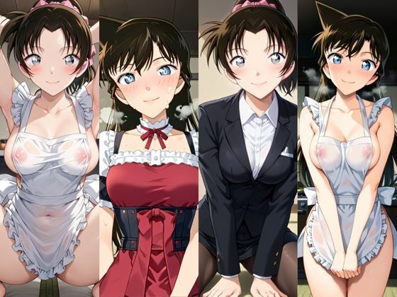 「恋人と行く初めてのふたり旅――お願い、今日だけはその服で…（はーと） 甘くてちょっとエッチなコスプレしおり」毛○蘭＆遠○和葉編 - サンプル画像 6