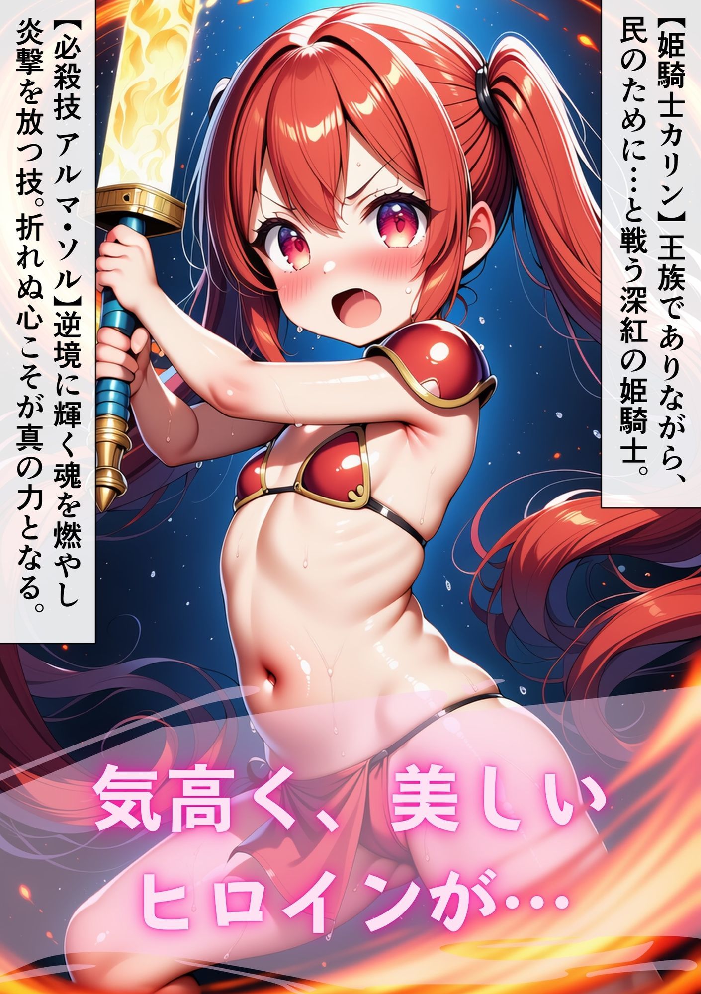 テンタクソロジー外伝03:姫騎士カリン - サンプル画像 1