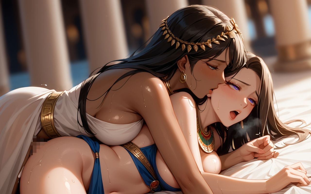 百合ふた異世界転生  柱廊の間の秘密 - サンプル画像 5