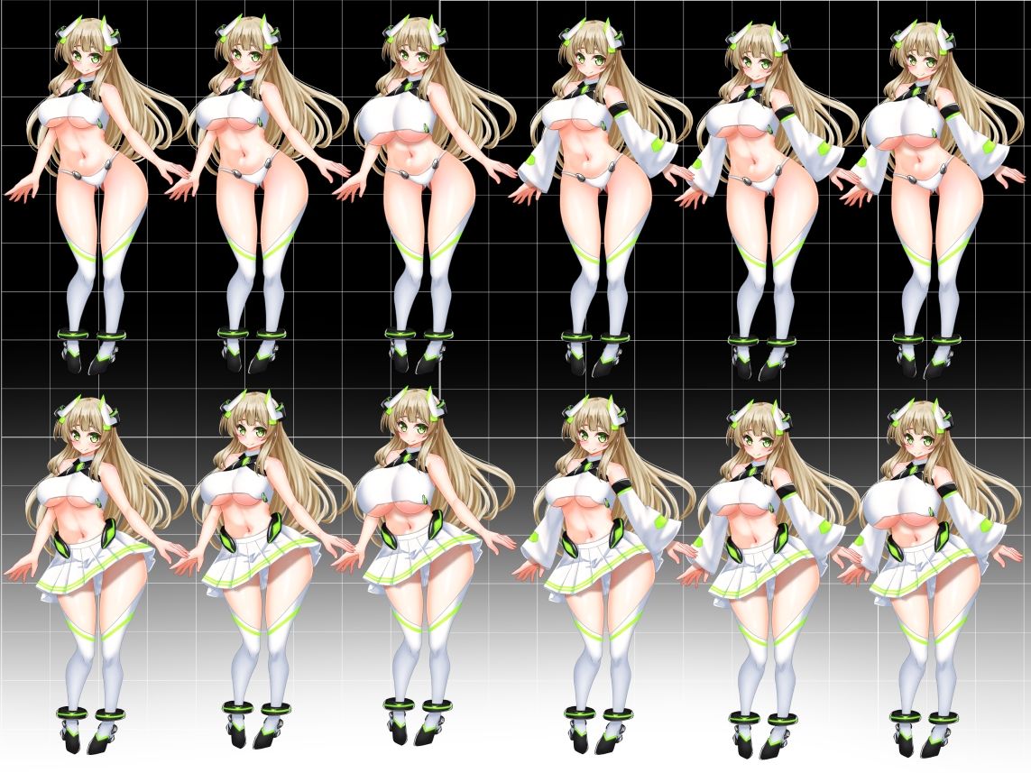 立ち絵素材集  メカ少女 - サンプル画像 3