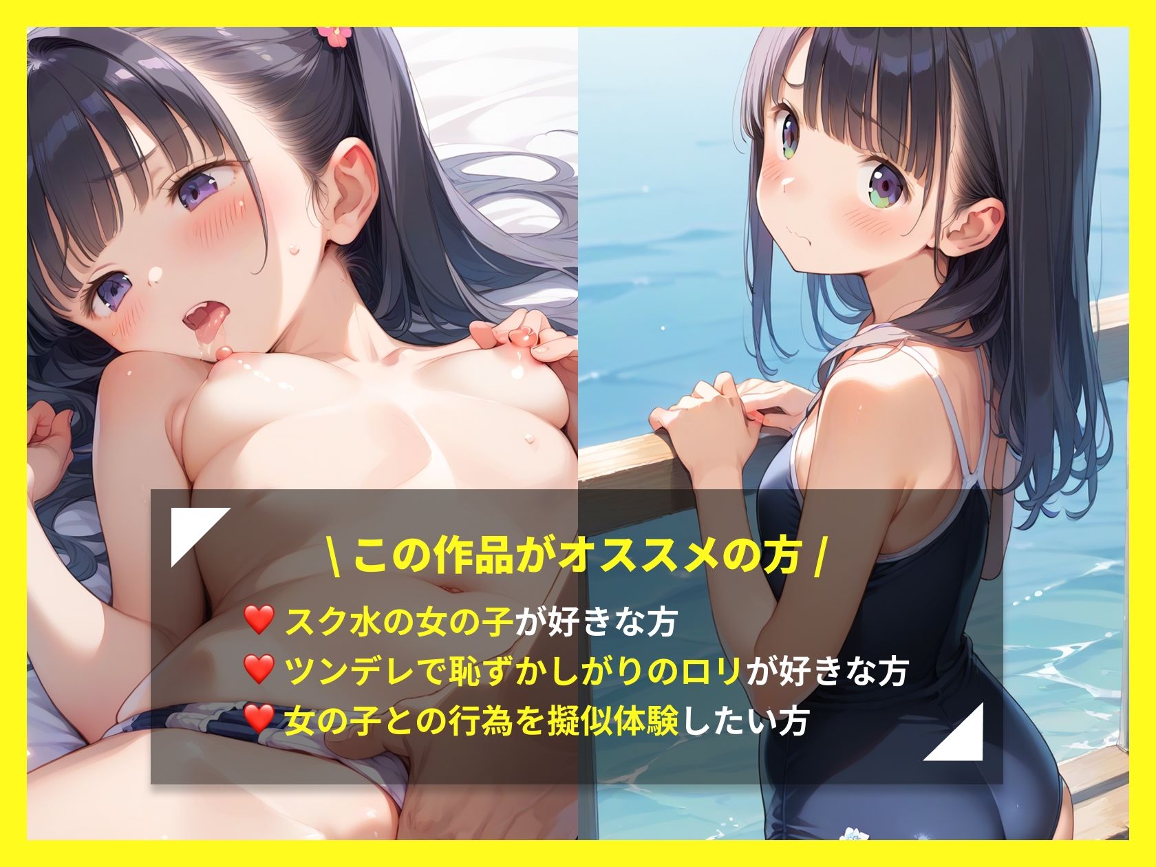 おじとロリ美少女06 スク水×中出し編 - サンプル画像 3