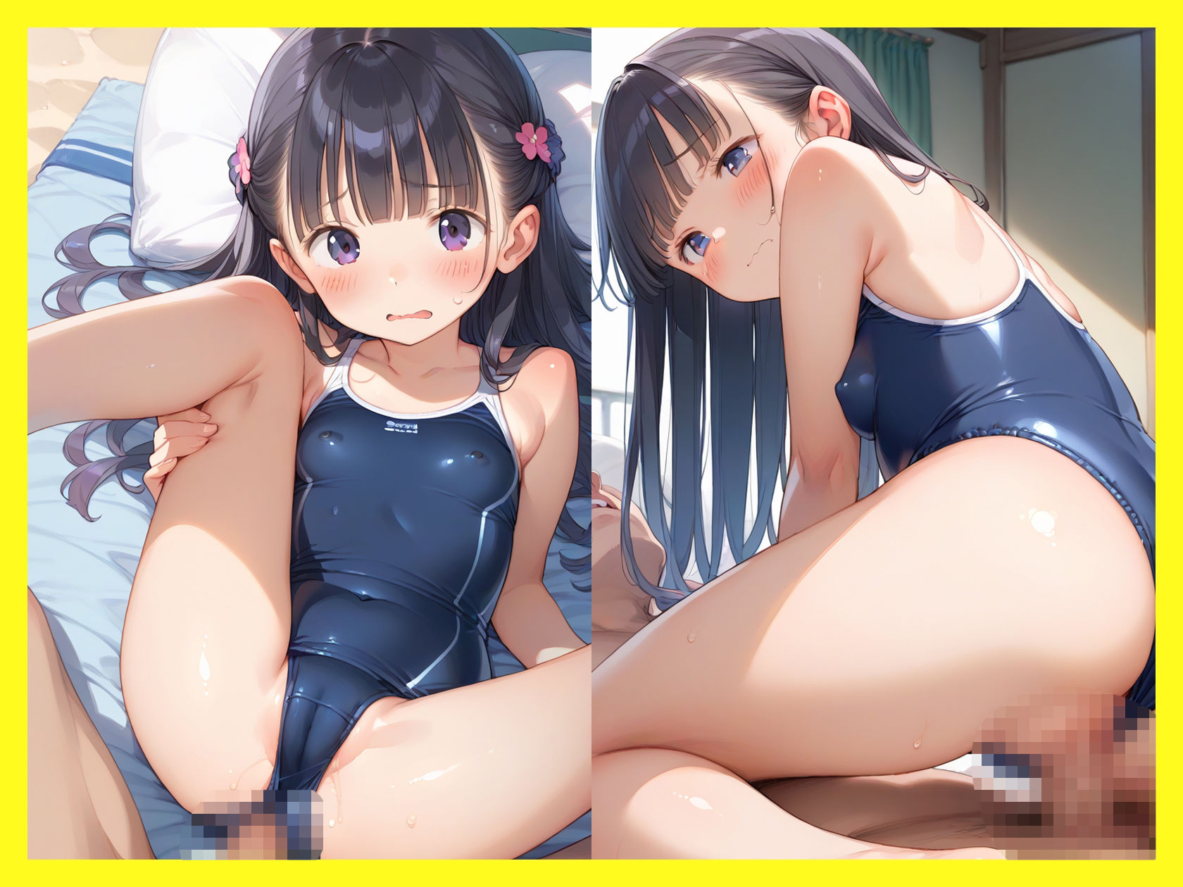 おじとロリ美少女06 スク水×中出し編 - サンプル画像 4