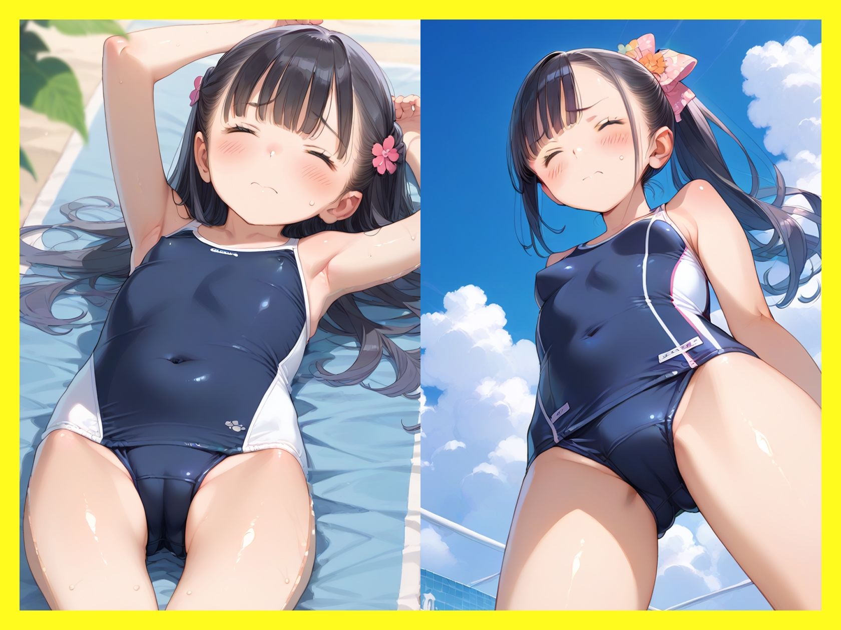 おじとロリ美少女06 スク水×中出し編 - サンプル画像 5