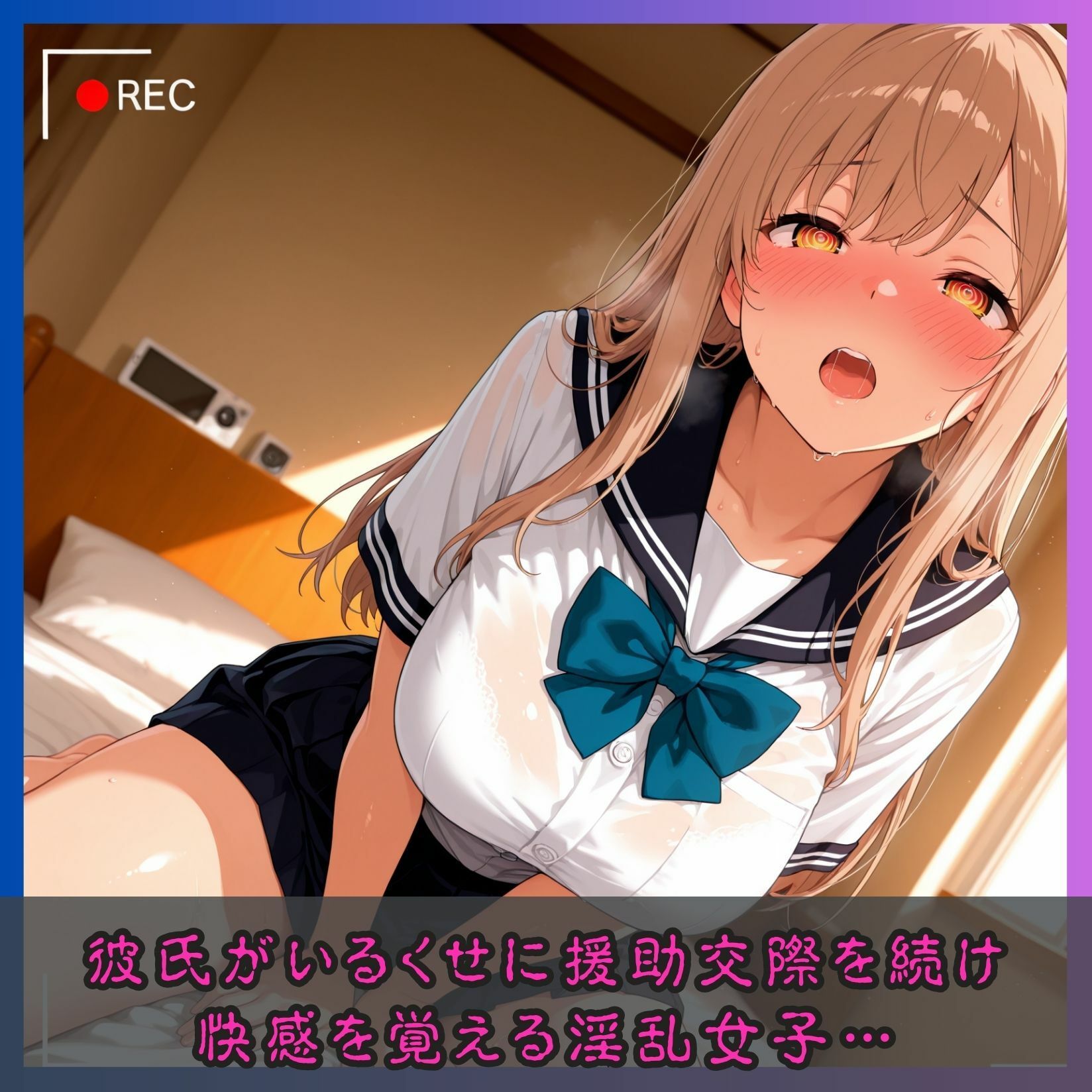 女子校生催●即堕ち〜援交女子の裏垢で痴態を晒す〜 - サンプル画像 2