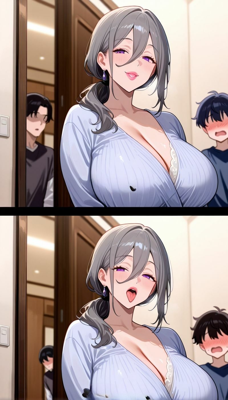 変態ママ密着セックス濃密性交 - サンプル画像 6