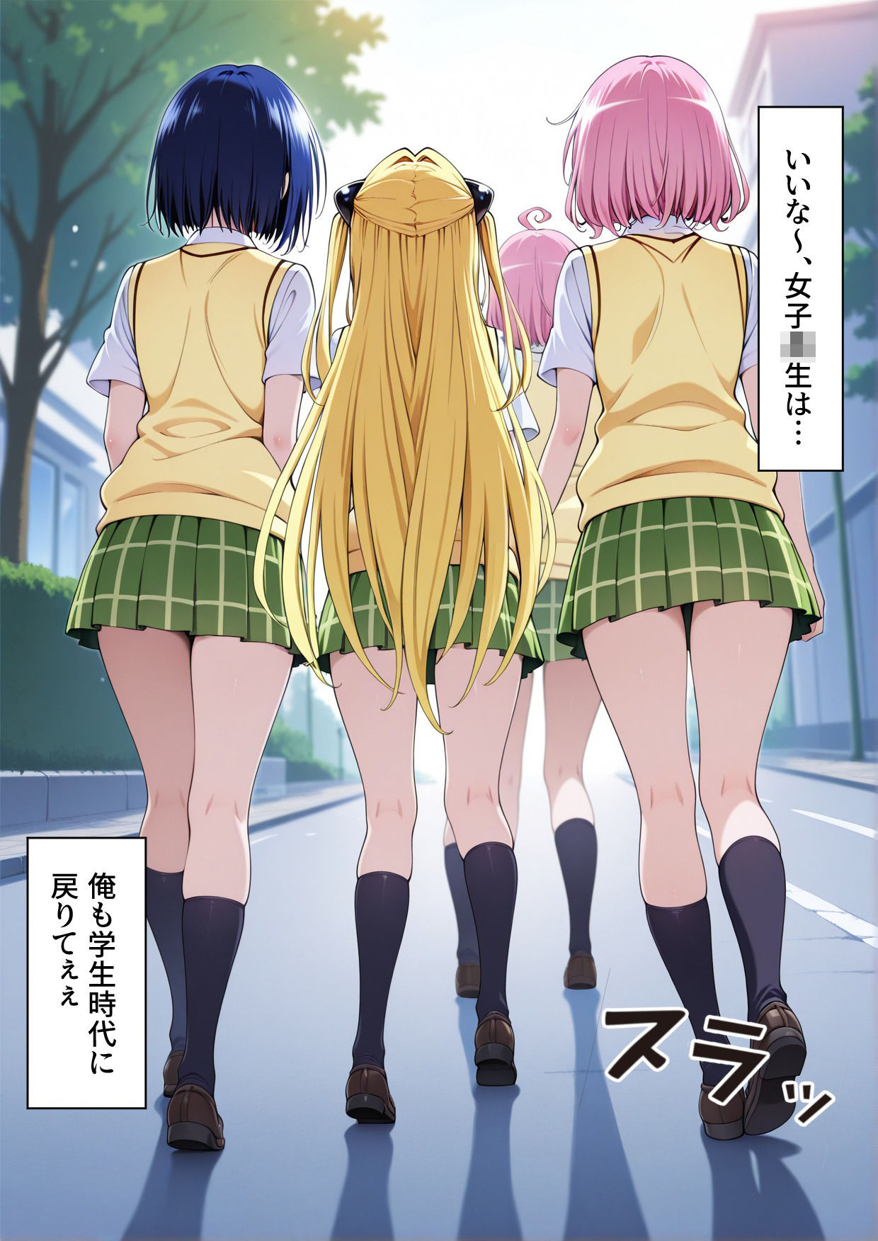 学園〇眠ヒロインズ To LOV〇る 金色のヤミ編 - サンプル画像 2