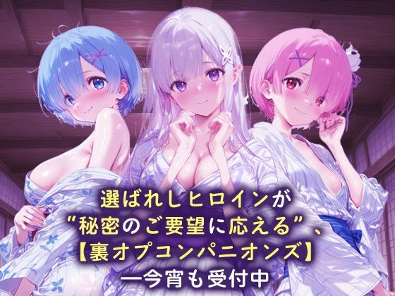 裏オプコンパニオンズ_レム/エミリア/ラム - サンプル画像 1