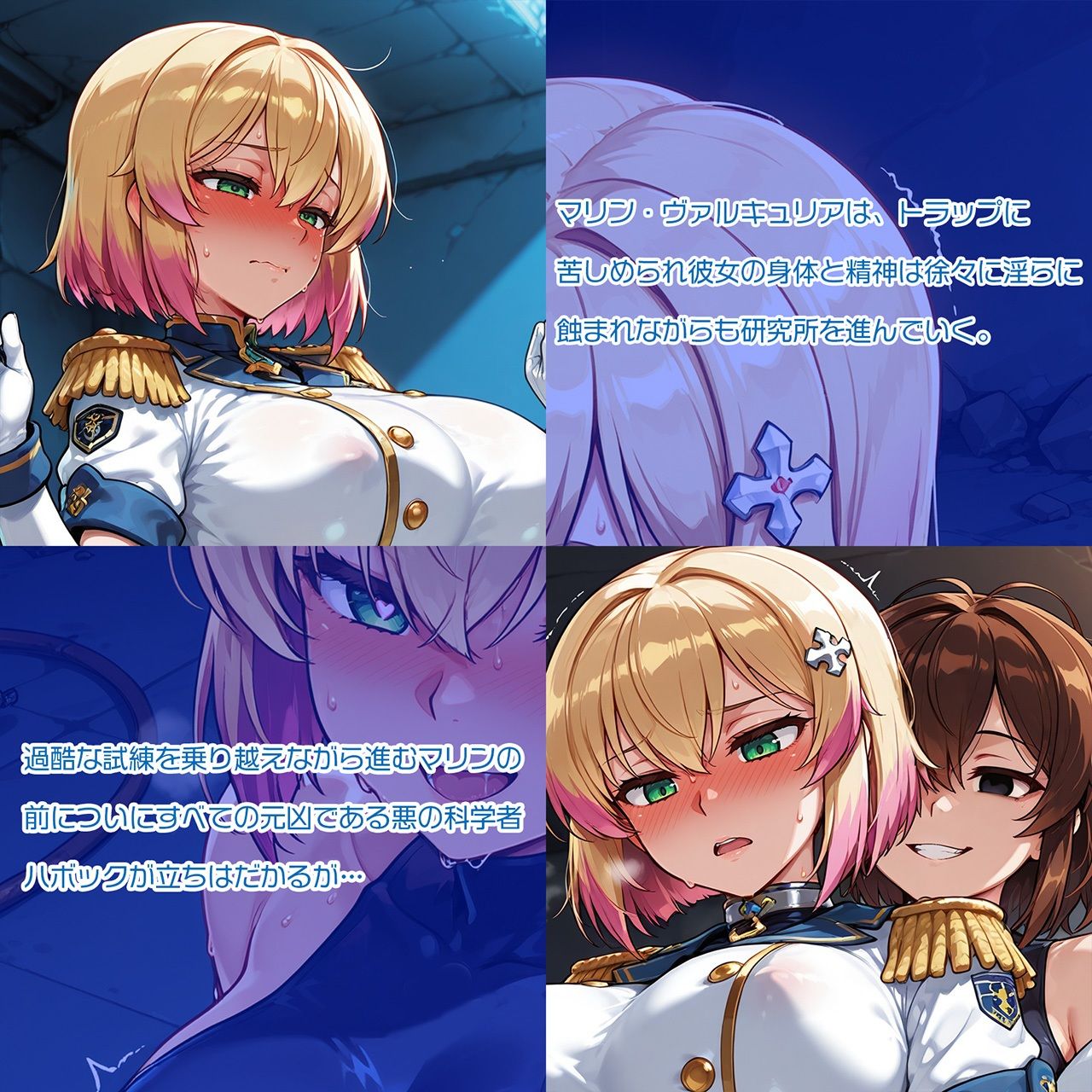 正義のヒロインvs悪の科学者 - サンプル画像 2