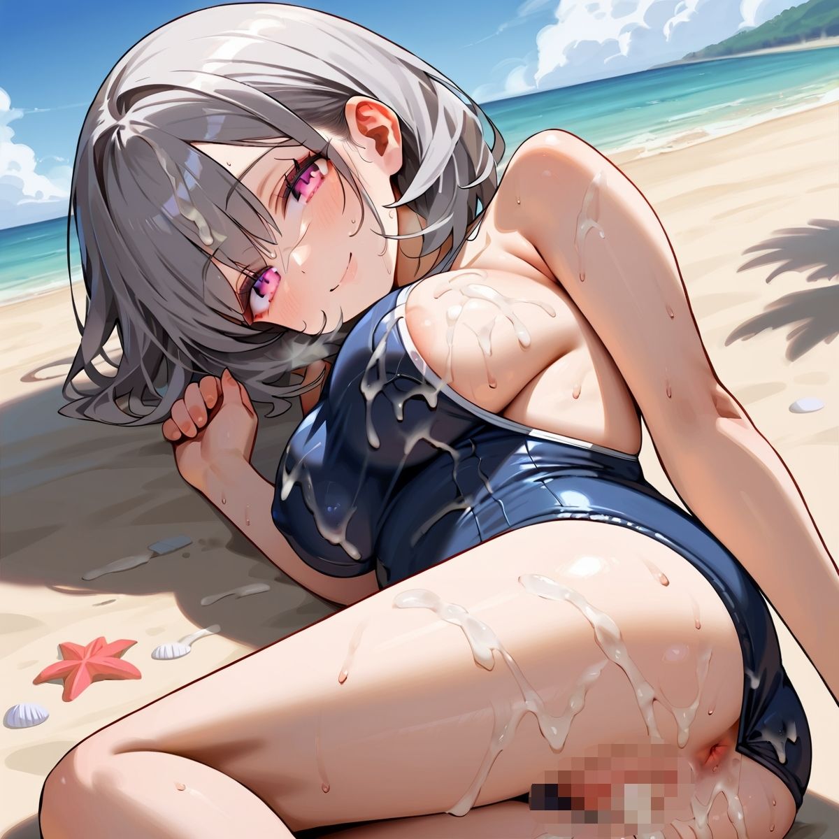 真夏の君と、ビーチサイド。7 - サンプル画像 7