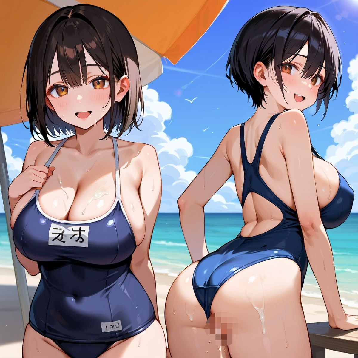 真夏の君と、ビーチサイド。8 - サンプル画像 9