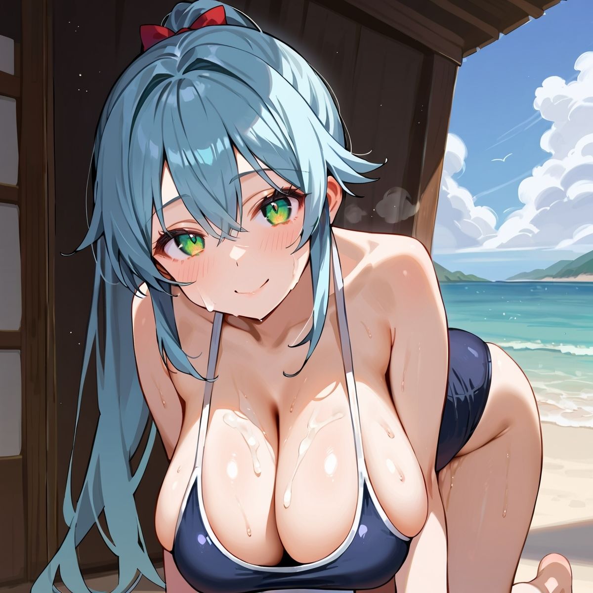 真夏の君と、ビーチサイド。9 - サンプル画像 4