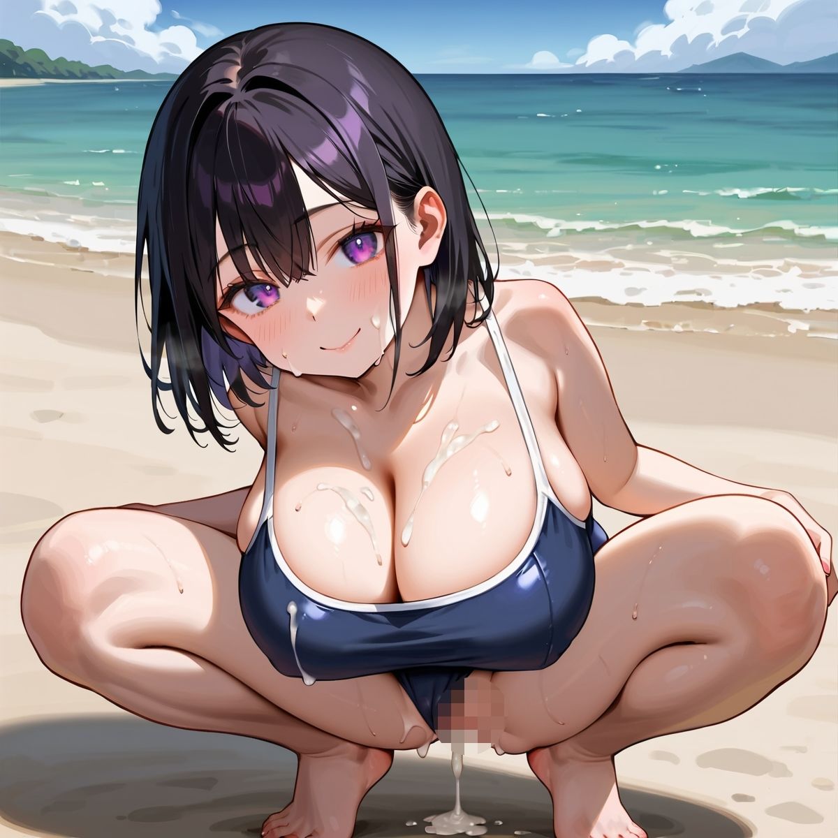 真夏の君と、ビーチサイド。10 - サンプル画像 10