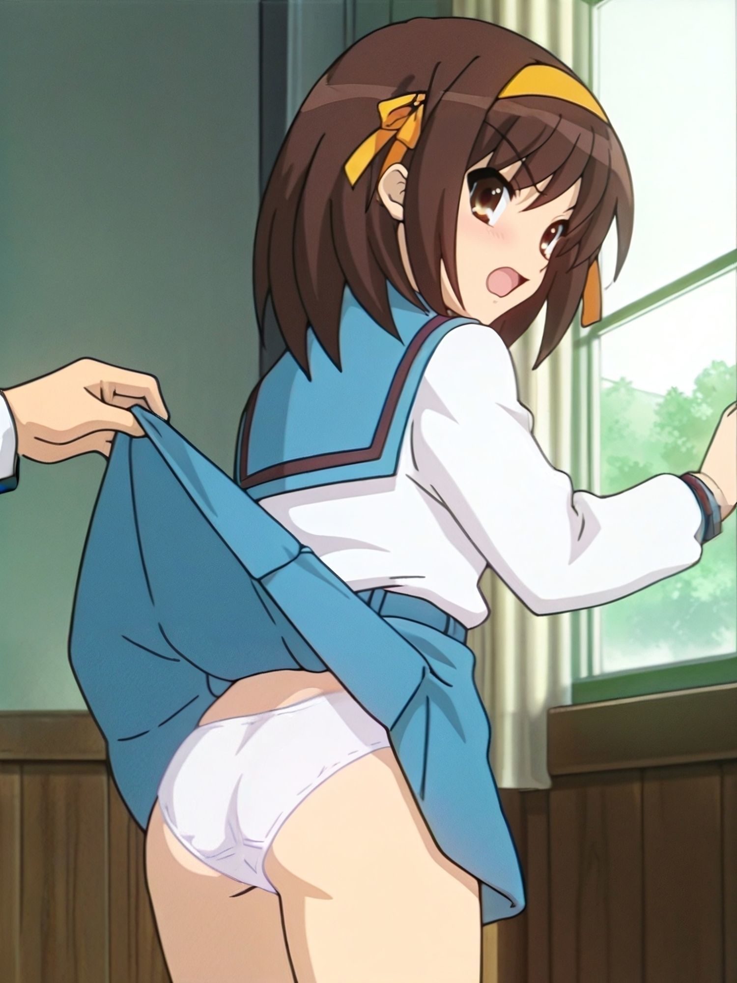 涼宮ハ〇ヒのパンチラCG集（全100枚）_model2 - サンプル画像 2