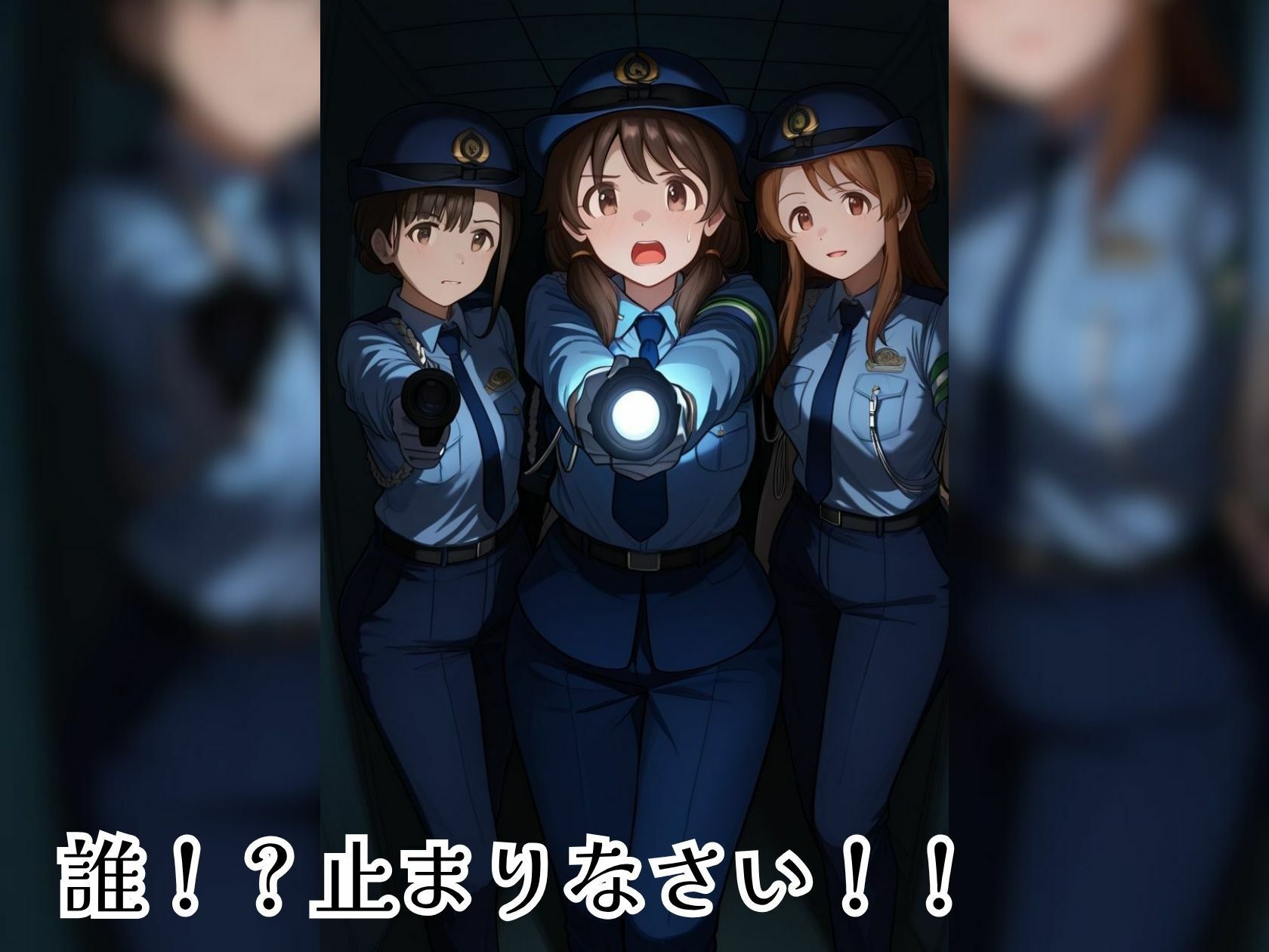 沈黙の警察署 〜婦警支配計画〜【縦長500枚】 - サンプル画像 8
