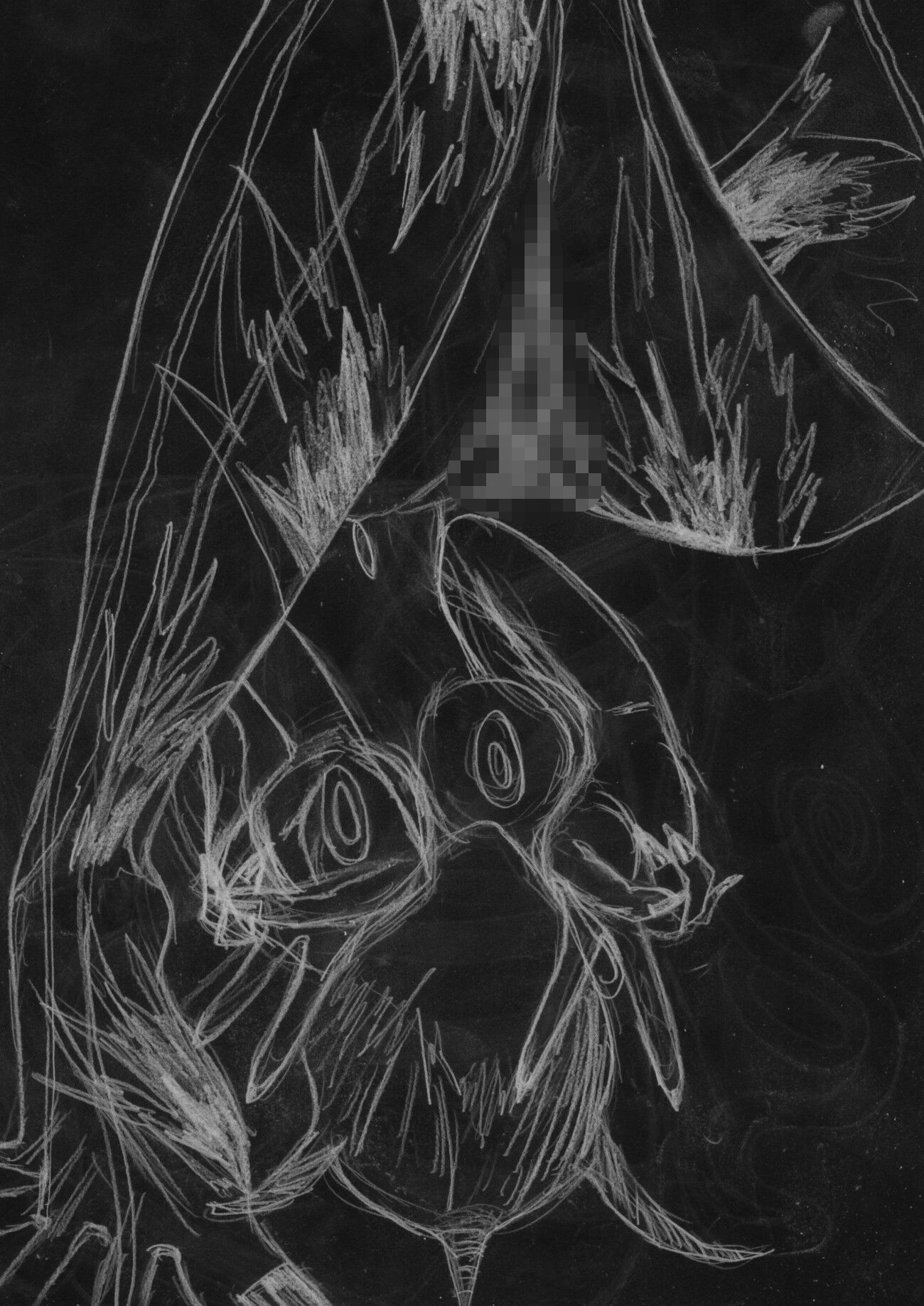 黒よりも黒いエロティックホラー黒戯絵集「マネキンポーズ7」 - サンプル画像 9