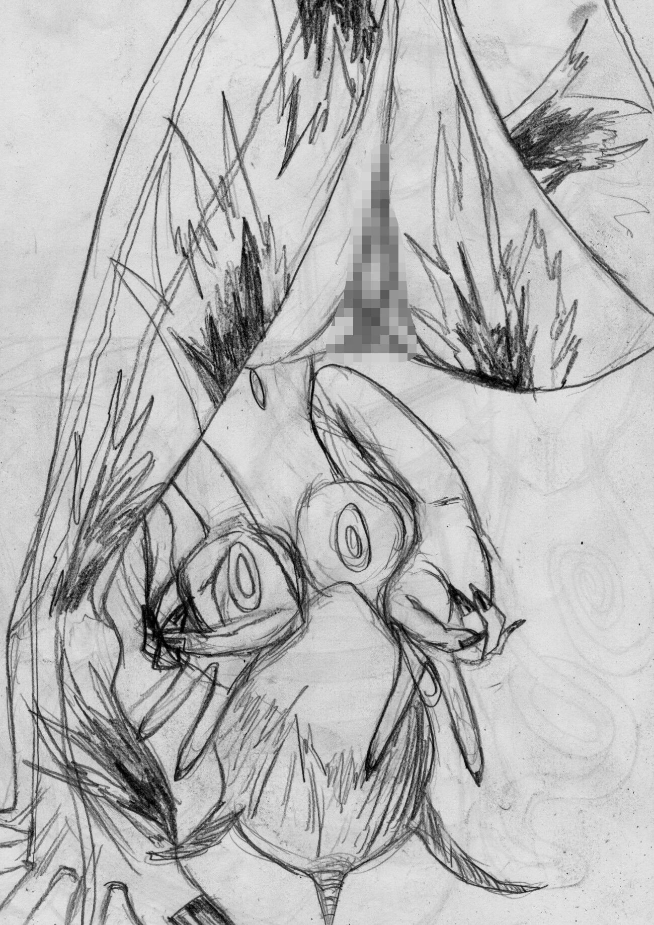 黒よりも黒いエロティックホラー黒戯絵集「マネキンポーズ7」 - サンプル画像 10