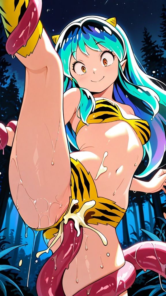 【うる星〇つら】ラ〇ちゃん触手に襲われる  エロ動画だっちゃ  鬼娘  アダルト - サンプル画像 2