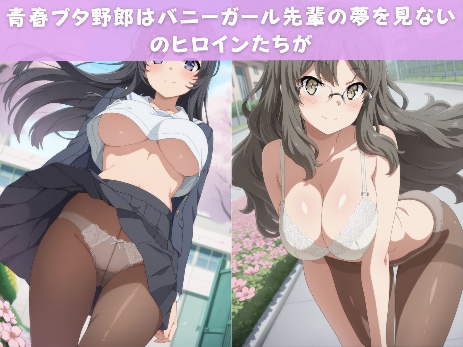 ハーレムおじさんの孕ませ催●アプリ【青春ブタ野●はバニーガール先輩の夢を見ない】 - サンプル画像 1