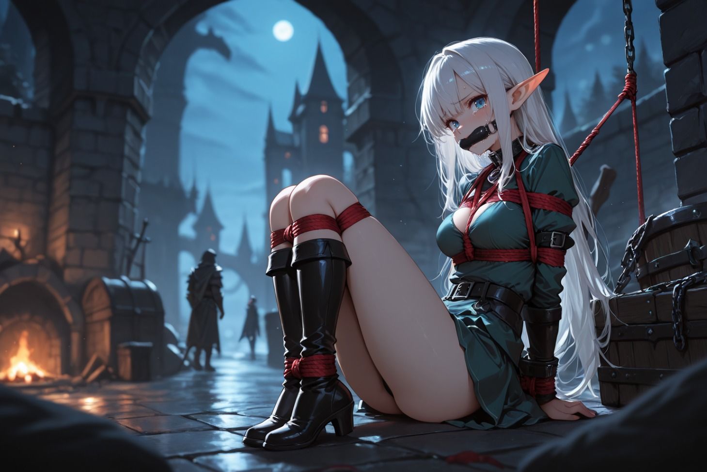 拘束・支配・蹂躙  狙われたエルフたち - サンプル画像 1