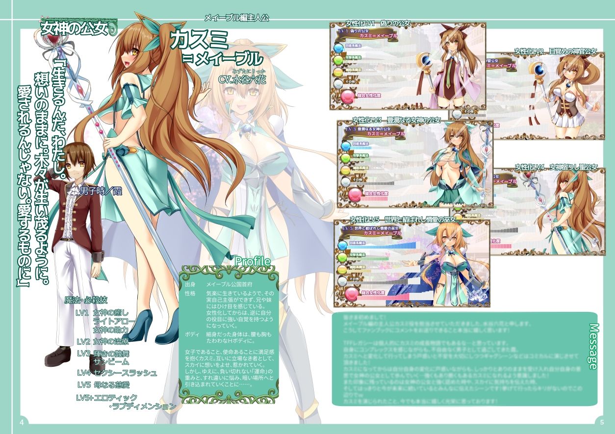 トランス・フィメール・ファンタジー レガシー ビジュアルファンブック - サンプル画像 1