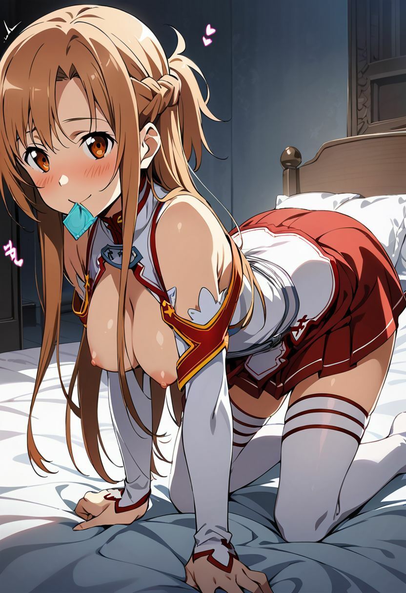 仮想現実なら淫乱になってもいいよね？  アスナ編 - サンプル画像 1