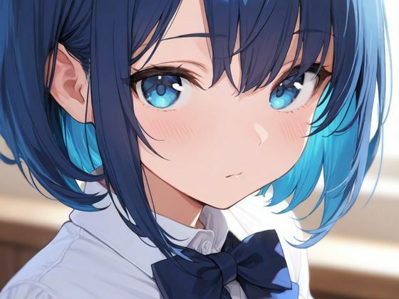 青髪少女ー処女青春物語濃厚エッチ - サンプル画像 4