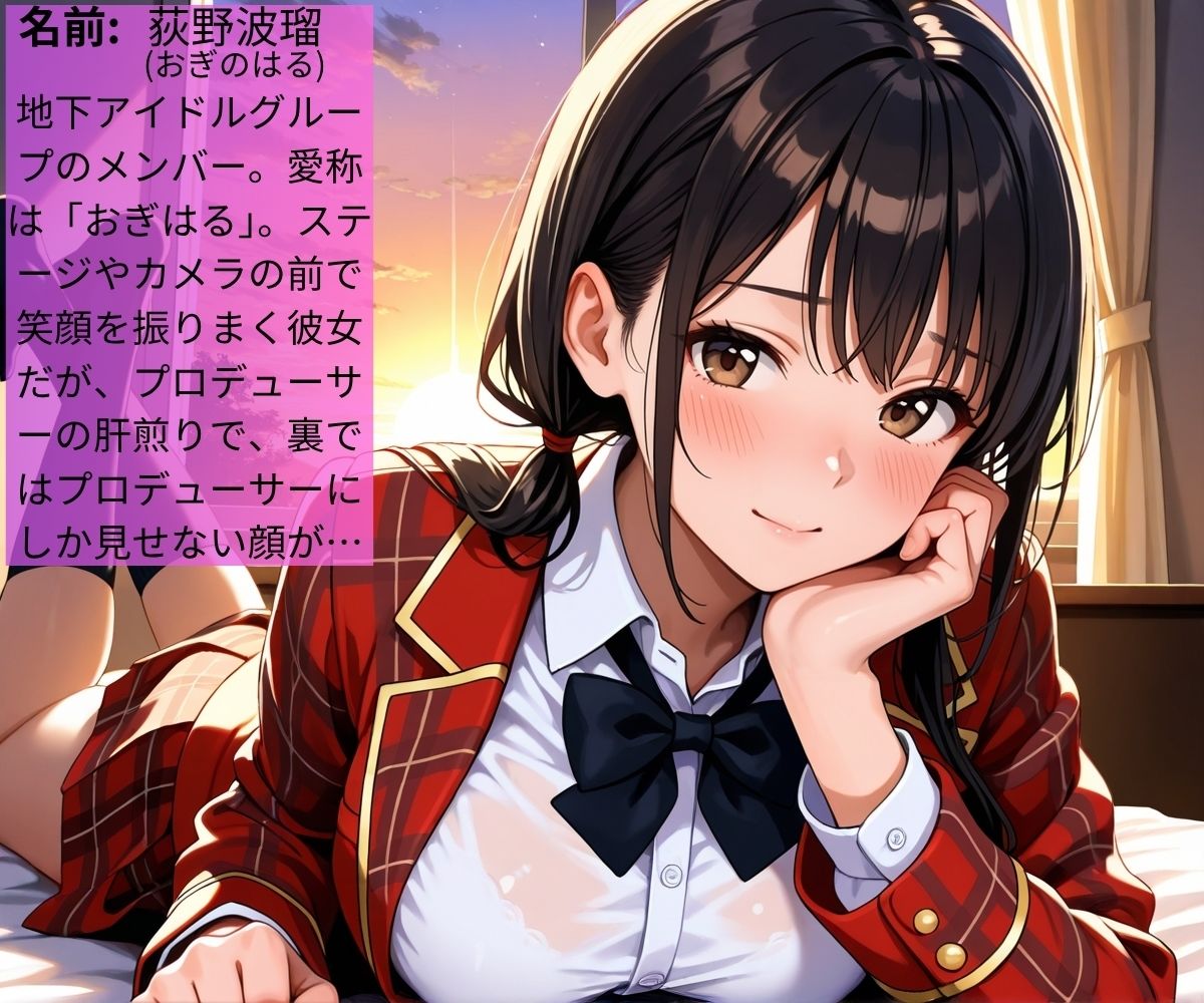 制服アイドルの変態プロデューサーご奉仕枕営業【女子校生】【性処理】【肉便器】【セリフ入り有】【CG500枚】 - サンプル画像 1