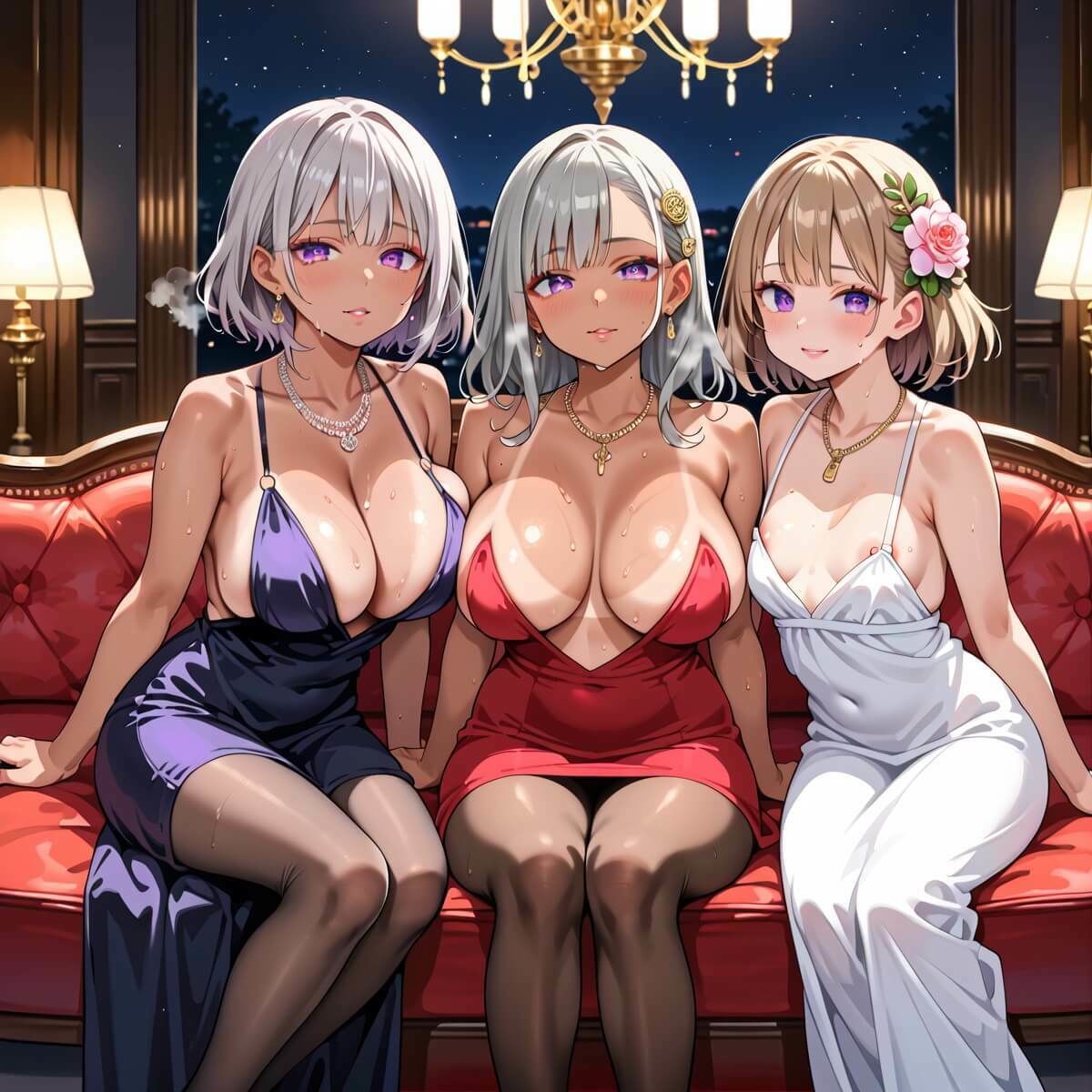 ギャルキャバで俺は天国が見えました6！250枚 - サンプル画像 3