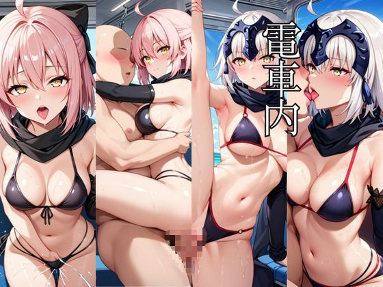 時間停止アプリでレ〇プ天国！？凝縮絶頂で最高の快感体験を！【沖●総司＆ジ●ンヌダルク編】 - サンプル画像 6