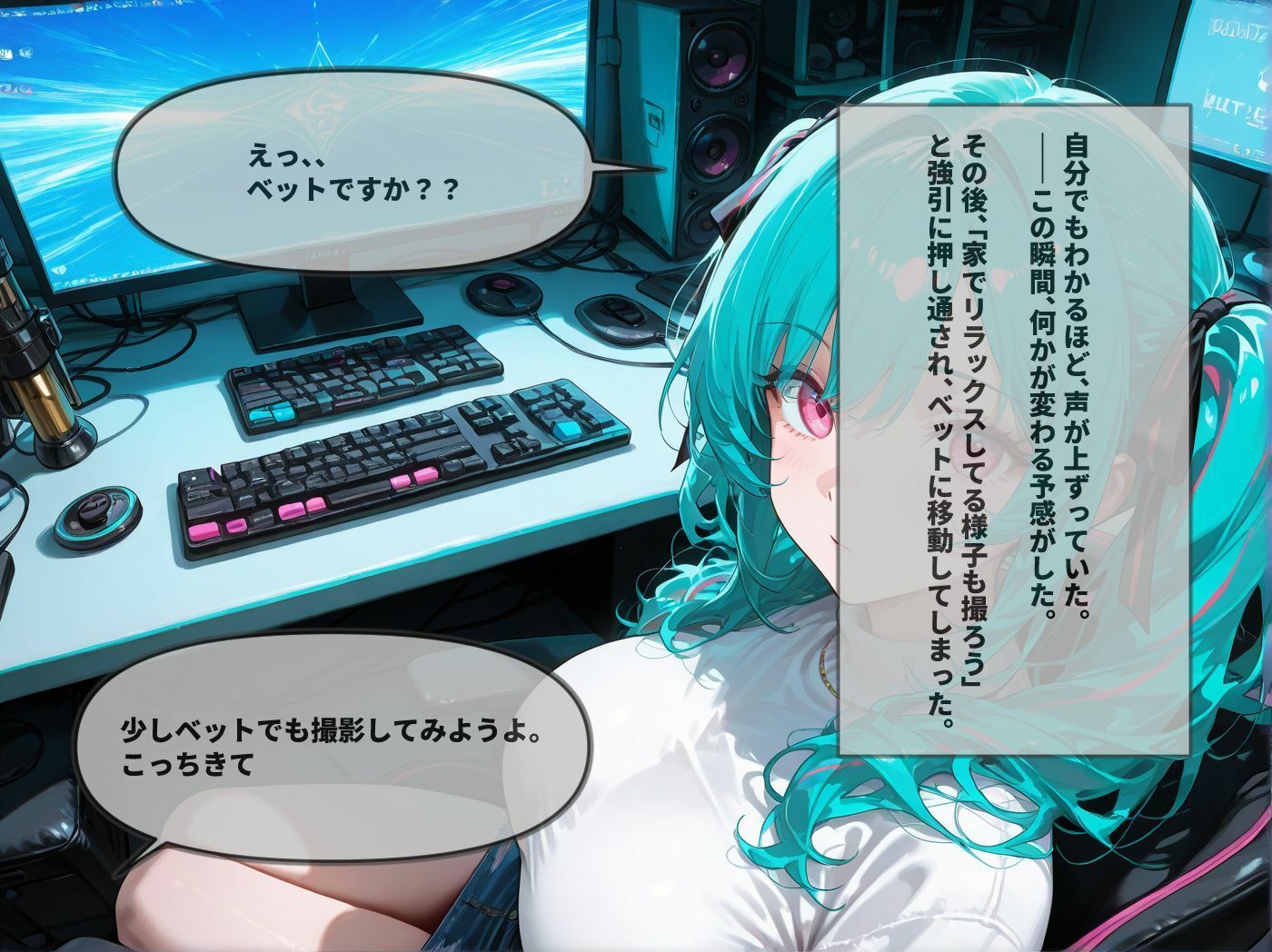 憧れの先輩にいいなりにされた巨乳学生  ‘憧れ‘が‘恐怖‘に変わる…！ - サンプル画像 2